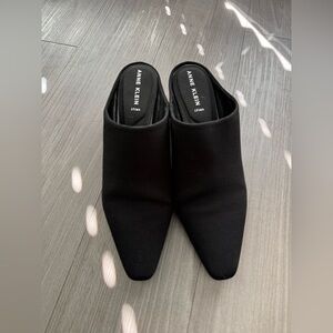 Anne Klein Black Mules